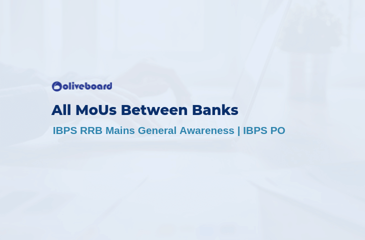 All MoUs Between Banks
