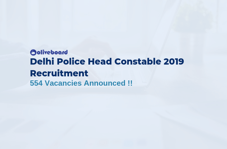 Delhi Police Head Constable Recruitment 2019