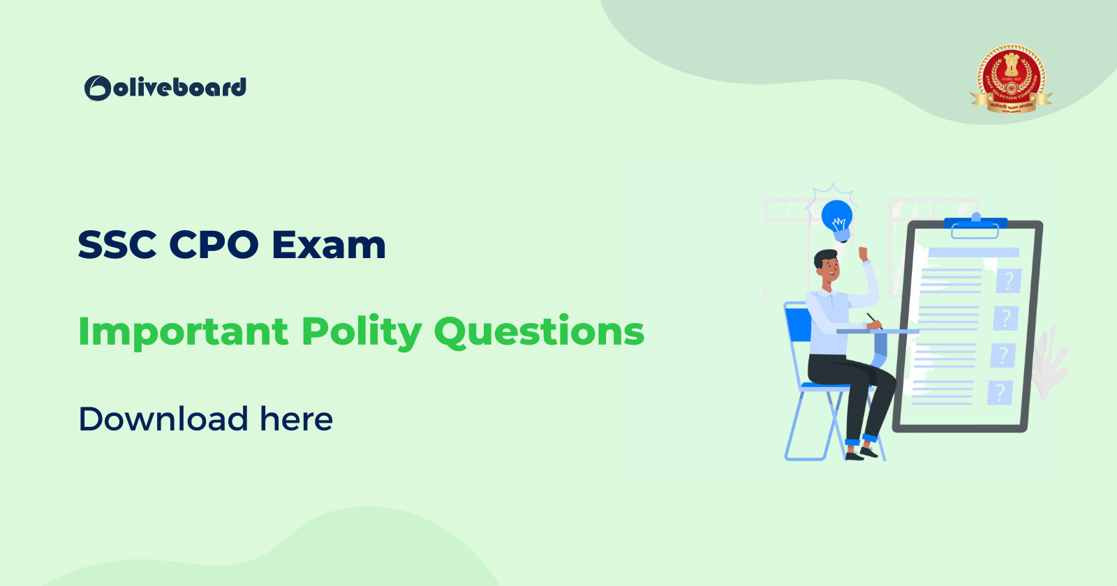 100+ SSC CPO Polity Questions