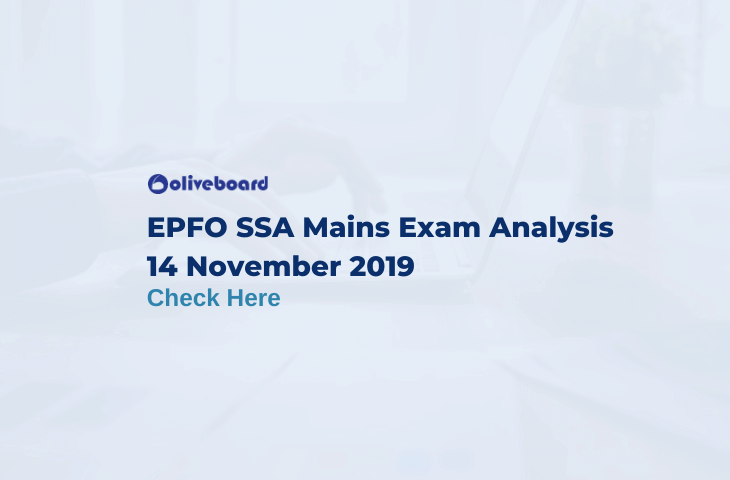 EPFO SSA Mains Exam Analysis 2019