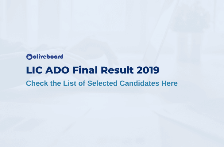LIC ADO Final Result 2019