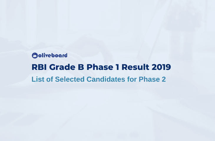 RBI Grade B Prelims Result 2019