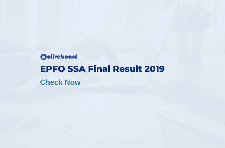 EPFO SSA Final Result