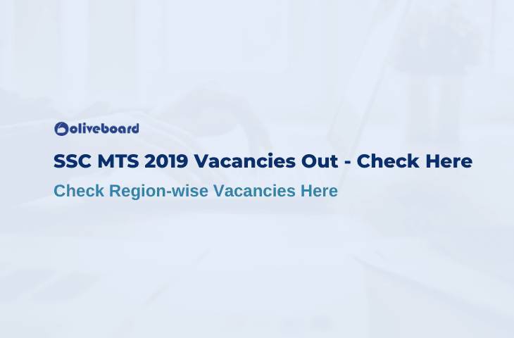 SSC MTS Vacancy 2019