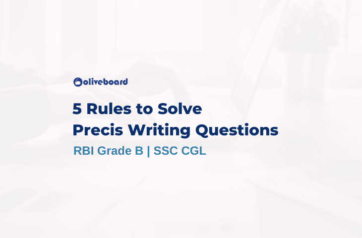 Solving Precis Writing Questions