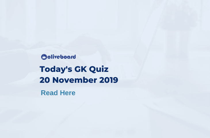 Today GK Question 20 November 2019
