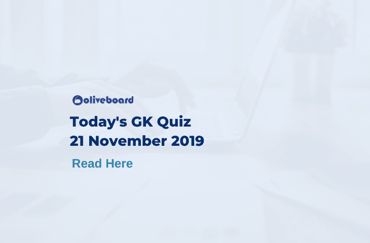 Today GK Question 21 November 2019