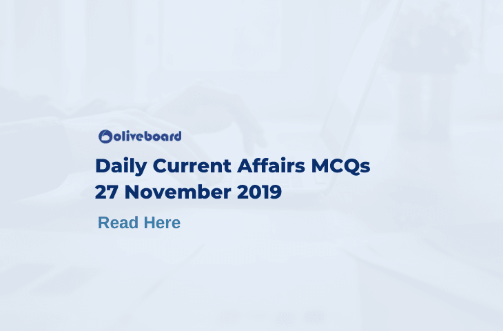 Daily Current Affairs MCQ 27 November 2019