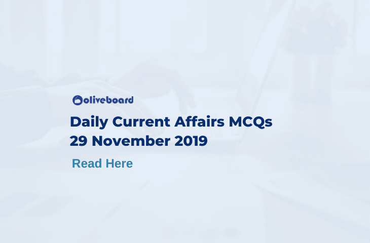 Daily Current Affairs MCQ 29 November 2019