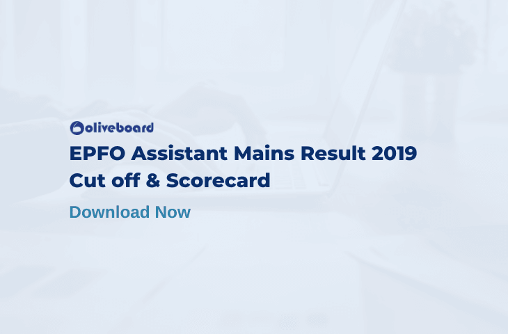 EPFO Assistant 2019 mains result