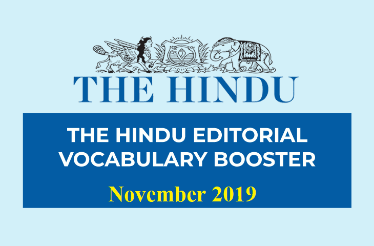 Vocabulary Booster November 2019