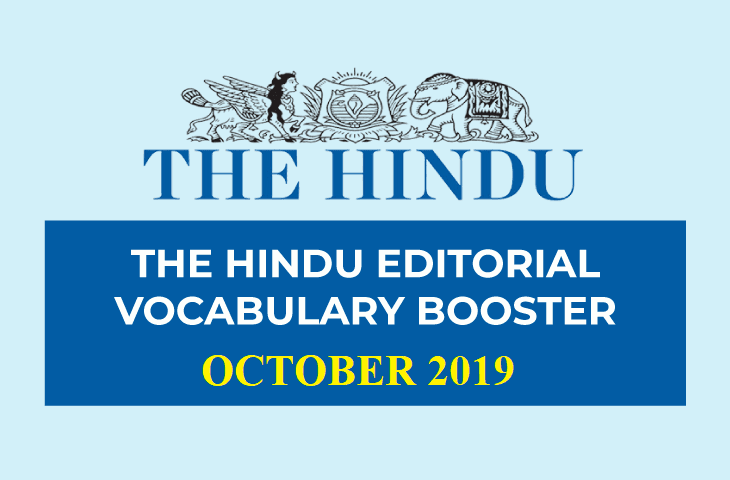 Vocabulary Booster October 2019