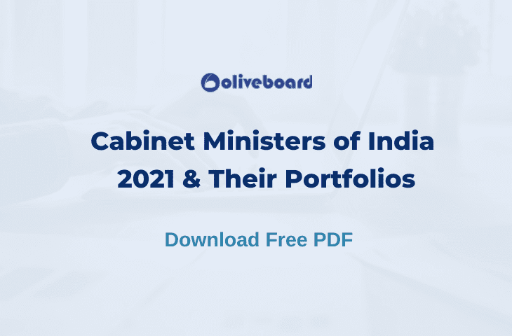 Cabinet Ministers of India 2021