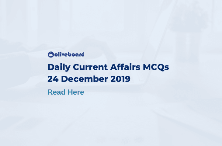 Daily Current Affairs MCQ 24 December 2019