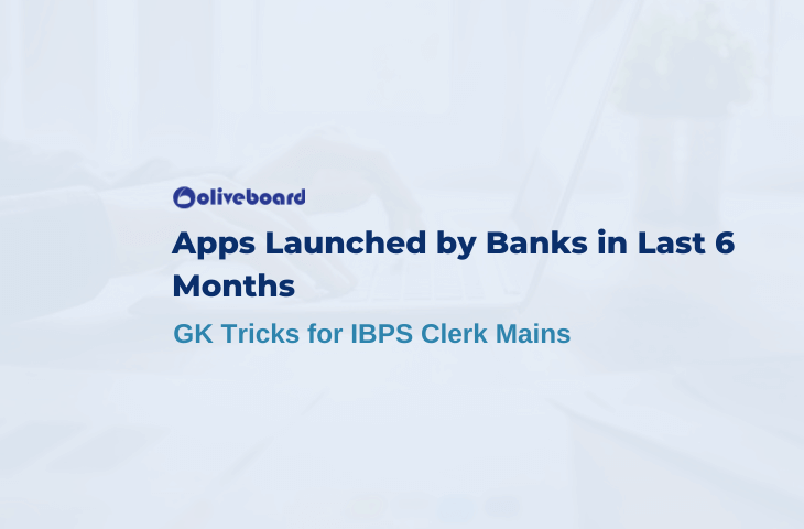 Apps Launched by Banks in Last 6 Months