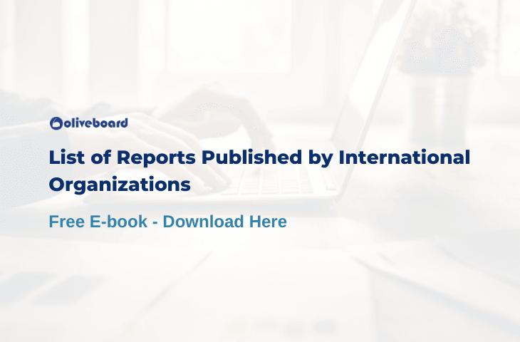 List of Reports Published by International Organizations PDF