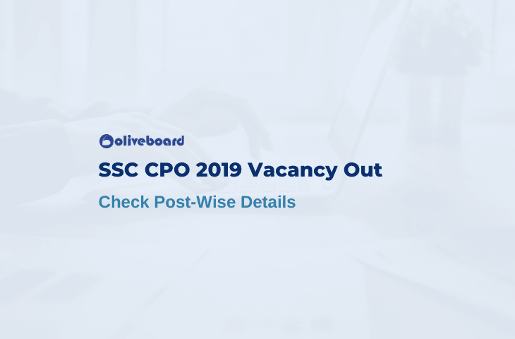 SSC CPO 2019 Vacancy