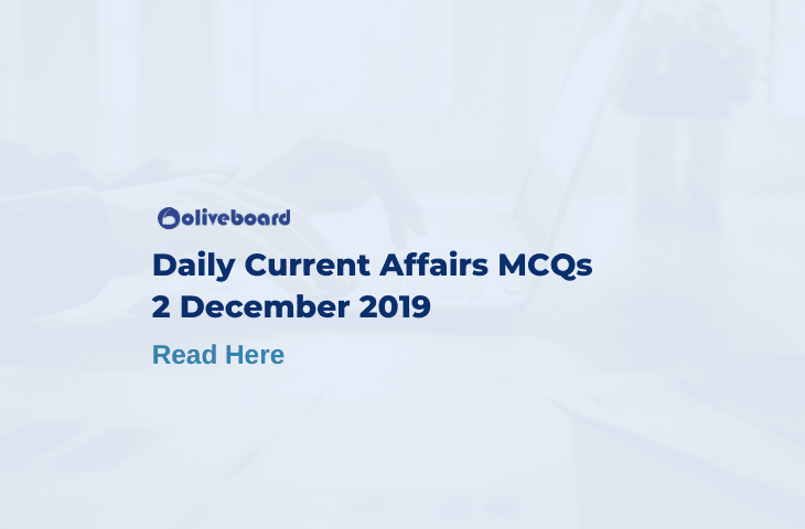 Daily Current Affairs MCQ 2 December 2019