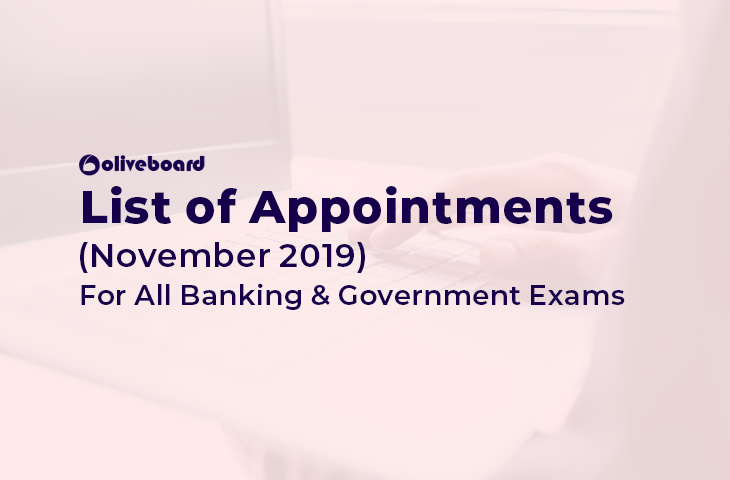 Latest Appointments November 2019