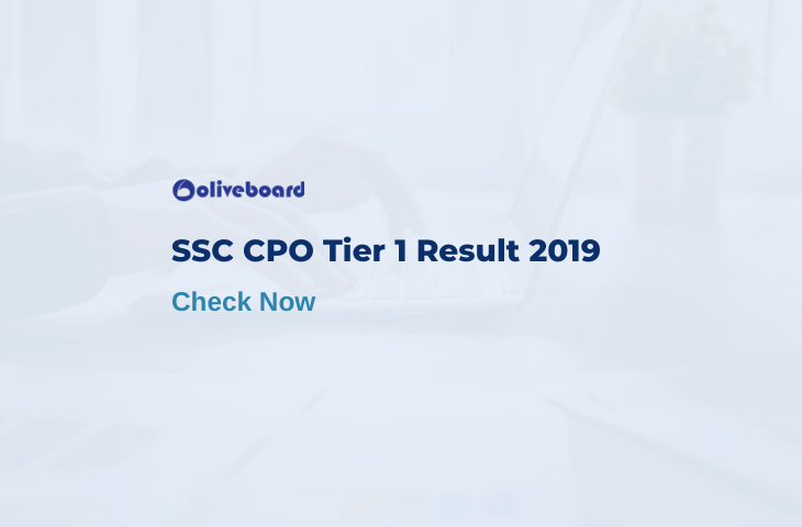 SSC CPO Tier 1 Result