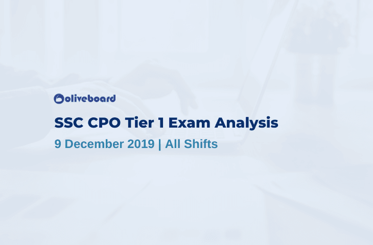 SSC CPO Tier 1 exam analysis 2019