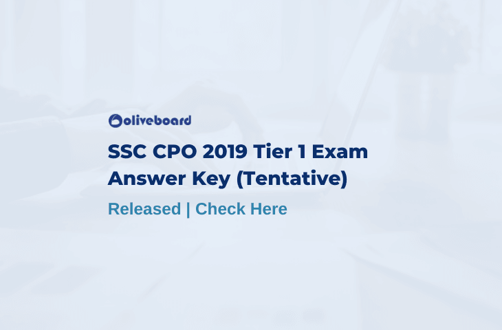 SSC CPO Answer Key