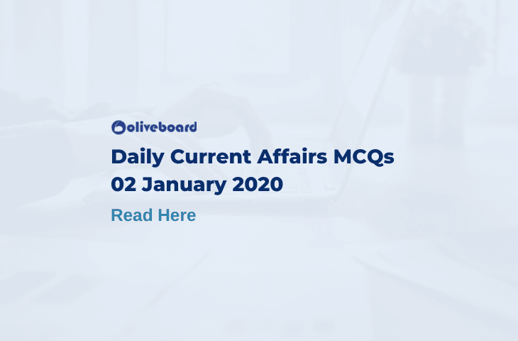 Daily Current Affairs MCQ 2 January 2020