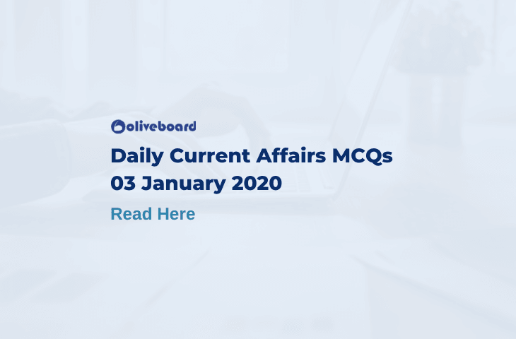 Daily Current Affairs MCQ 3 January 2020