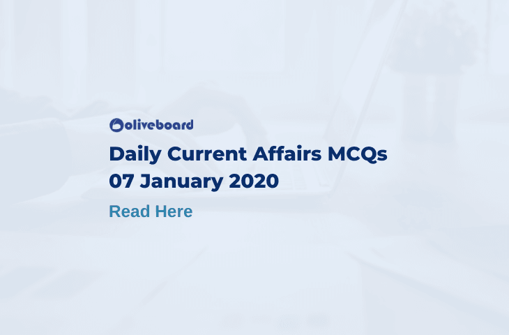 Daily Current Affairs MCQ 7 January 2020