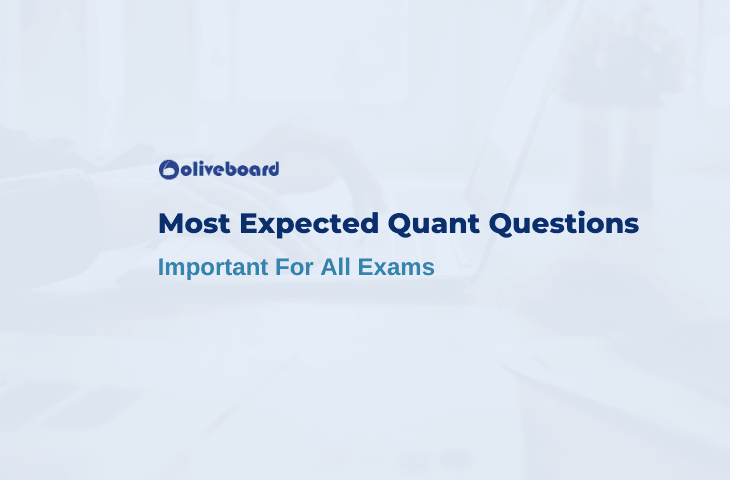 Most Expected Questions In Quantitative Aptitude