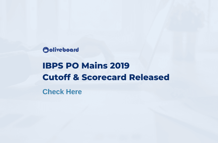 IBPS PO Mains Cut off 2019