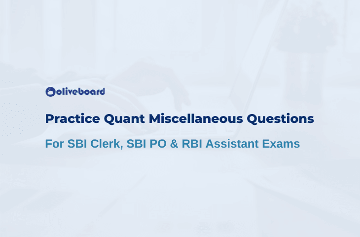 Quant Miscellaneous Questions