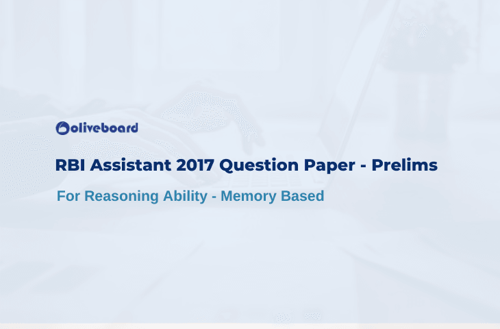 RBI Assistant 2017 Question Paper