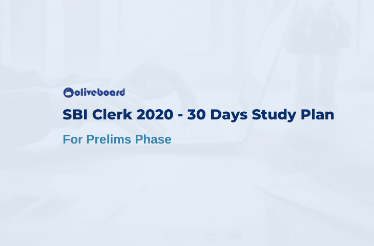 SBI Clerk Study Plan