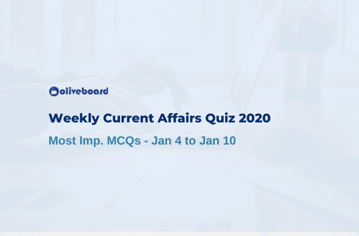 Weekly Current Affairs Quiz