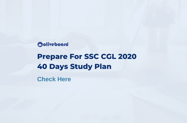 SSC CGL 2020 Study Plan