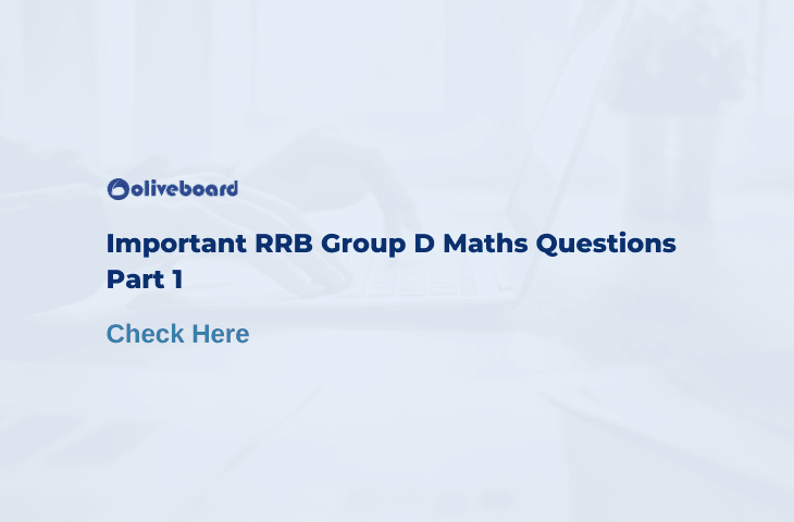 RRB Group D Maths Questions