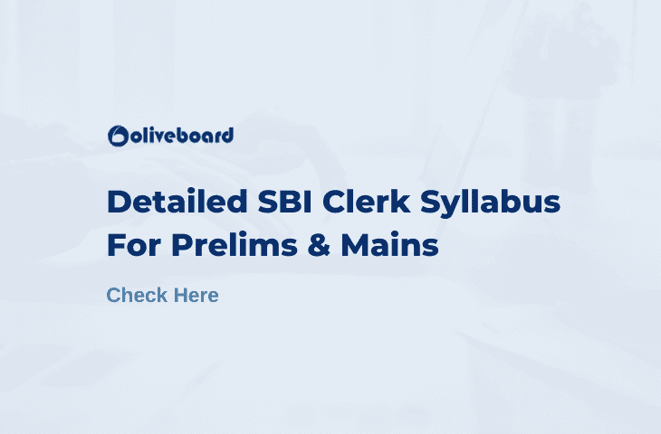 sbi clerk syllabus