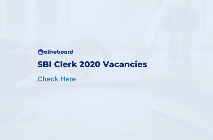 SBI Clerk 2020 Vacancies
