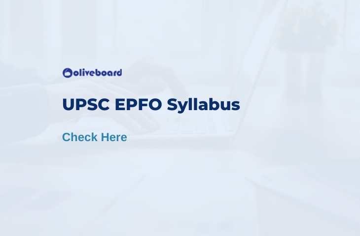 upsc epfo syllabus