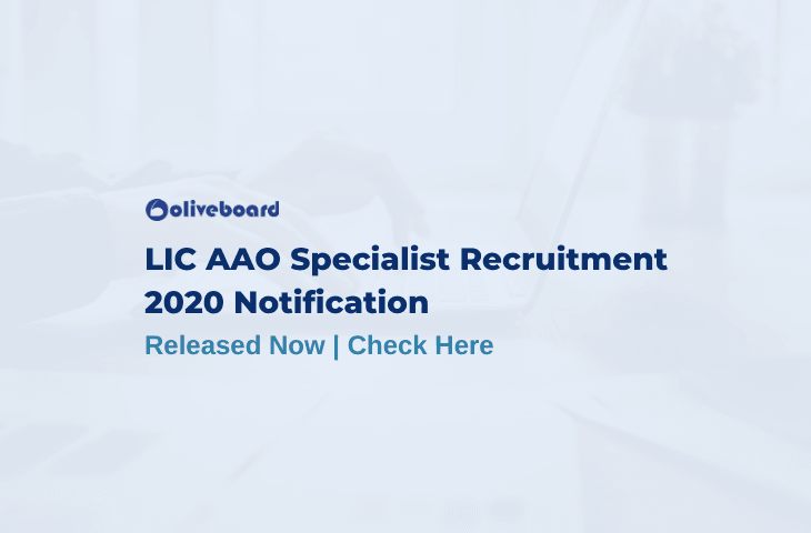 LIC AAO Specialist recruitment 2020