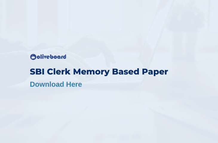 SBI Clerk Memory Based Paper