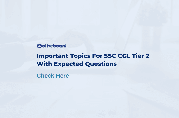 SSC CGL Important Topics