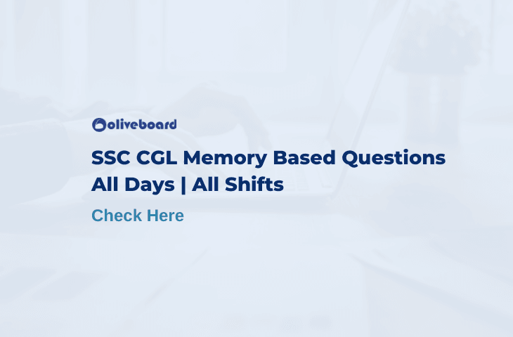 SSC CGL Memory Based Questions