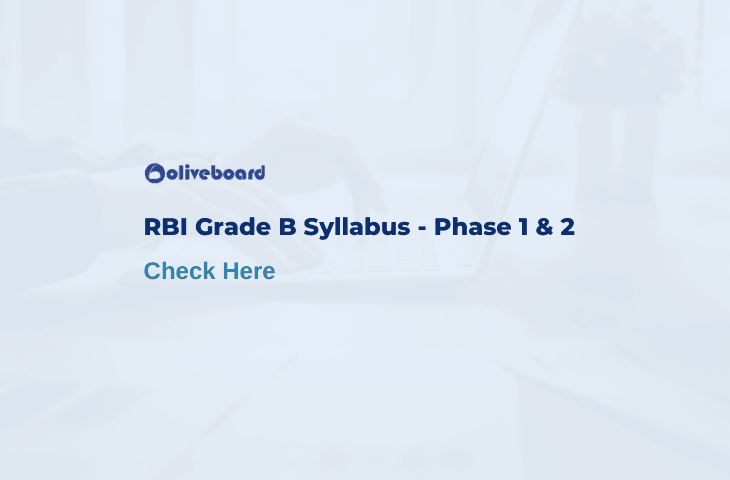 rbi grade b syllabus