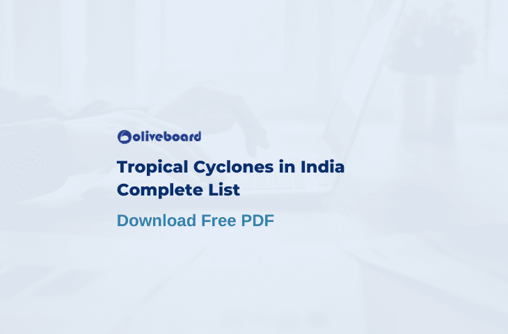 tropical cyclones in India