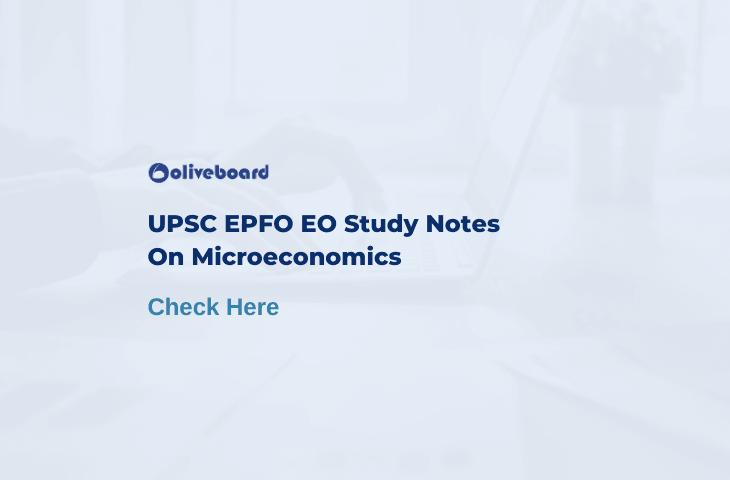 UPSC EPFO EO Microeconomics Study Notes