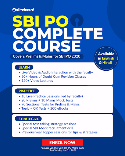 SBI PO Online Course