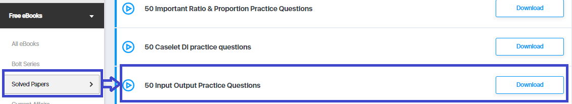 Input Output Questions