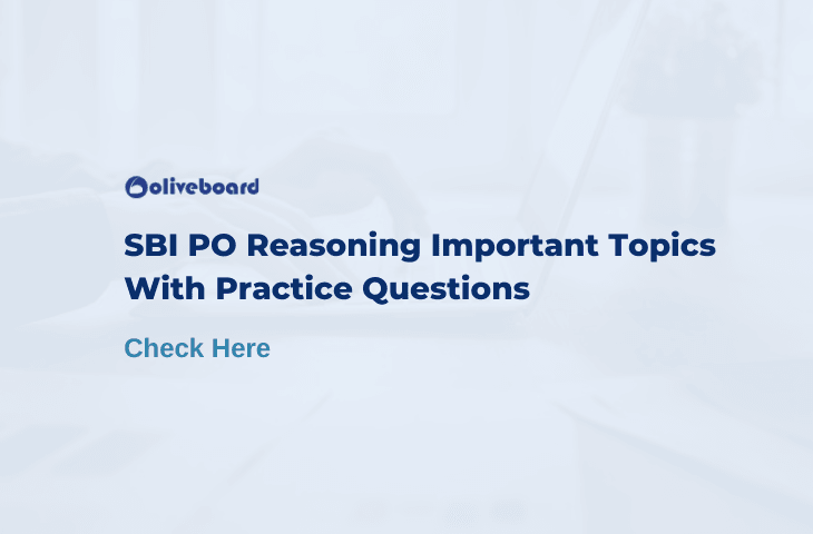 SBI PO Reasoning